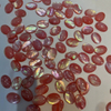 Natural Mother of pearl oval shape design cutting for earrings making women necklace colorful beans jewelry parts rings inlay 