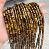 Natural Mother of pearl long shape cutting for women jewelry making design using small beans tiger eyes by bracelet embossment