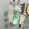 Natural Mother of pearl green shell cabochon cutting for earrings making inlay design colorful beads small parts oval shape DIY