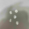Natural Mother of pearl guadalupe image cutting round shape cabochon inlay jewelry for women necklace making small beans 