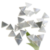 Natural Mother of pearl small beans triangle shape jewelry inlay design making plain face rings design for women jewelry bracelet 