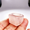 Natural Mother of pearl rings big size for women rose red stone fashion design jewelry for man opal stone small beans colorful