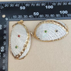 Natural Mother of pearl shell pendant design for women jewelry beauty conch original fashion beads for gift white shell bigger size
