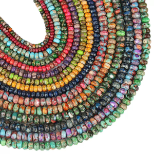 Natural Mother of pearl disc shape jewelry beads for women chain design making colorful ball bracelet small size stone DIY fashion 