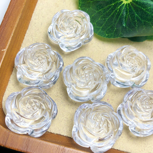 Natural Mother of pearl flower shape cutting for rings making white crystal rose small beans earrings design women jewelry making
