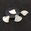 Natural Mother of pearl cabochon cutting design necklace jewelry making rings design women earring white beads small parts 