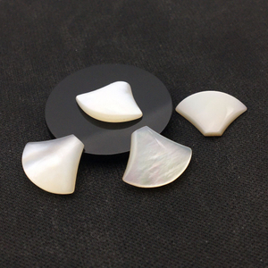Natural Mother of pearl cabochon cutting design necklace jewelry making rings design women earring white beads small parts 