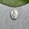 Natural Mother of pearl Virgin design for pendant religion style jesus maria design jewelry inlay making round design embossment