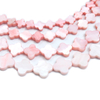 Natural Mother of pearl clover shape necklace design using for women fashion jewelry making pink shell bracelet DIY parts flower