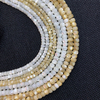 Natural Mother of pearl disc shape necklace for women jewelry making beads brown color shell bracelet oval design chain making