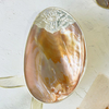 Natural Mother of pearl case for soap beauty making lady make up white shell ashtray jewelry design original shell 