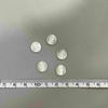 Natural Mother of pearl guadalupe design cutting image pendant making round icons cabochon for women jewelry inlay design beads