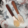 Natural Mother of pearl fork shape cutting for women using beauty style spoon design jewelry jewelry cabochon abalone shell