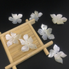 Natural Mother of pearl leaf design pendant white shell cutting for women earrings design big leaf rings jewelry maple leaf shape