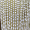 Natural Mother of pearl round ball necklace design white mop conch shell for women chain design making bracelet DIY beads 