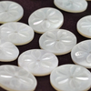 Natural Mother of pearl round shape cutting cabochon embossment design icons pendant jewelry inlay making face carving 