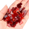 Natural Mother of pearl small round cutting for fashion jewelry making red agate gourd shape plain face small beans bracelet 