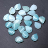 Natural Mother of pearl leaf shape cutting for chain design amazon stone blue stone small beans jewelry DIY earrings making 