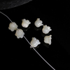 Natural Mother of pearl flower shape cutting bombe design for bracelet making girl jewelry DIY small things chain making parts fashion