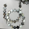 Natural Mother of pearl clover shape small flower cutting bracelet fashion jewelry for women black shell necklace blue agate 