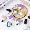 Natural Mother of pearl small beans plaything for women crystal light colorful agate rose original jewelry for DIY girl gift green