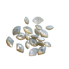 Natural Mother of pearl small beans cabochon face cutting marquize shape for women earrings design inlay making pretty things