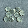 Natural Mother of pearl flower design cutting small beans for girl bracelet DIY jewelry white shell pretty things necklace using parts