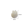 Natural Mother of pearl flower shape cutting small things for bracelet design women jewelry making white shell necklace earrings