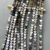 Natural Mother of pearl little star shape cutting necklace design for women jewelry pretty parts black shell small beans for bracelet 