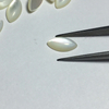 Natural Mother of pearl marquise shape cutting for earring inlay desing making white shell small beans cabochon jewelry bracelet 