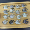 Natural Mother of pearl bird shape cutting for women pendant bigger parts jewelry design making cabochon icons image bracelet 