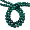 Natural Mother of pearl round beans cutting malachite small necklace women jewelry DIY making pretty things bracelet design parts