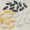 Natural Mother of pearl infinite design cutting small cabochon for jewelry DIY beans using necklace making parts women bracelet 