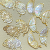 Natural Mother of pearl butterfly shape cutting for pendant design making face carving bigger size jewelry inlay design cabochon 