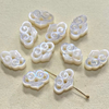 Natural Mother of pearl small beans cutting bow shape for women jewelry making DIY pretty things flower shape clover design bracelet