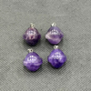 Natural Mother of pearl small beans for pendant design making round shape cutting colorful stone women necklace design making