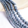 Natural Mother of pearl round beans necklace making blue coral stone little beans fashion jewelry for women bracelet DIY using