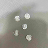 Natural Mother of pearl guadalupe image cutting round shape cabochon inlay jewelry for women necklace making small beans 