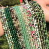 Natural Mother of pearl beads cutting face necklace making design women jewelry stone tiger eye agate small ball bracelet making