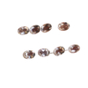 Natural Mother of pearl face cutting oval shape small beads earring design making white crystal cabochon design women rings 