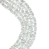 Natural Mother of pearl drop shape necklace round drop small beans white shell for women bracelet making fashion jewelry using