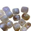 Natural Mother of pearl jewelry carving for necklace design making face cutting beads white shell image flower parts bracelet