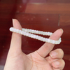Natural Mother of pearl bracelet design for lady jewelry fashion making white shell beads style disc design DIY small parst 