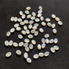 Natural Mother of pearl cabochon oval shape rings egg shape jewelry inlay design for women chain making small beads parts