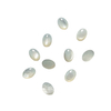 Natural Mother of pearl cabochon oval shape rings egg shape jewelry inlay design for women chain making small beads parts