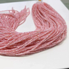 Natural Mother of pearl pink color shell ball necklace women jewelry design making beads small size round shape for chain using 