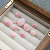 Natural Mother of pearl queen shell cabochon pink color shell round shape for rings design making inlay jewelry DIY women design 