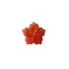 Natural Mother of pearl orange color shell flower cutting necklace design making women jewelry beads parts bracelet design