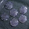 Natural Mother of pearl white flower cutting for earrings design jewelry inlay beads cabochon necklace making women design