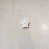 Natural Mother of pearl flower carving chain design parts small beads clover shape white shell necklace for women jewelry cutting